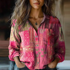 Nuala | Vintage Printed Blouse
