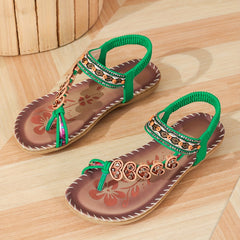 Oonagh | Pearl-Detail Comfort Sandals