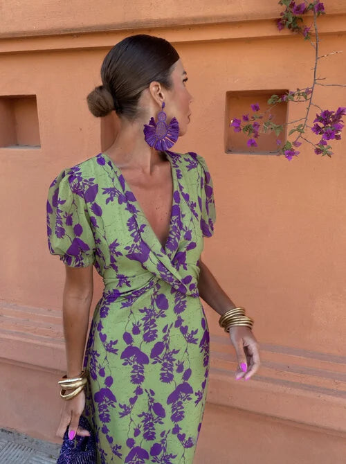Rnona | Breezy Floral Midi Dress