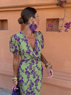 Rnona | Breezy Floral Midi Dress