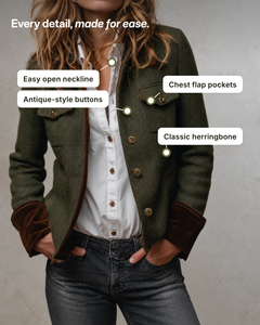 Dallas | Heritage Herringbone Jacket details