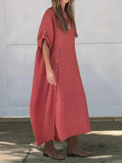 Veronika | Luxe Linen Blend Dress
