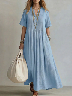 Juliane | Pleated Midi Dress