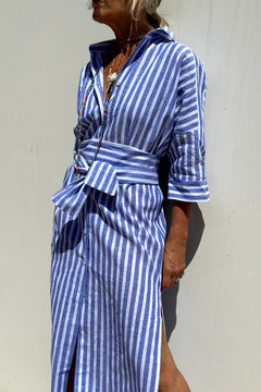 Elizabeth | Striped Shirt Dress