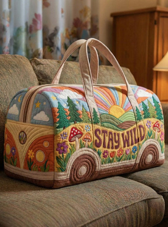 Uranie | Quilted Travel Duffle Bag