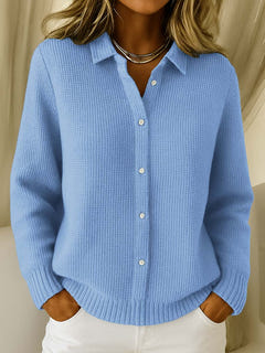 Karel | Textured Knit Button Cardigan
