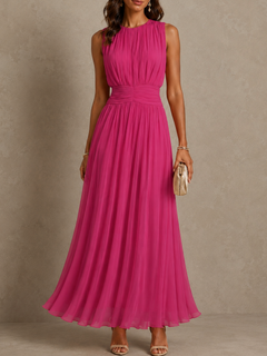 Kathleen | Ruched Waist Maxi Dress