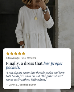 Edith | Vintage Denim Maxi Dress five star customer review
