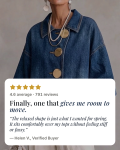 Esme | Oversized Denim Jacket five star customer review