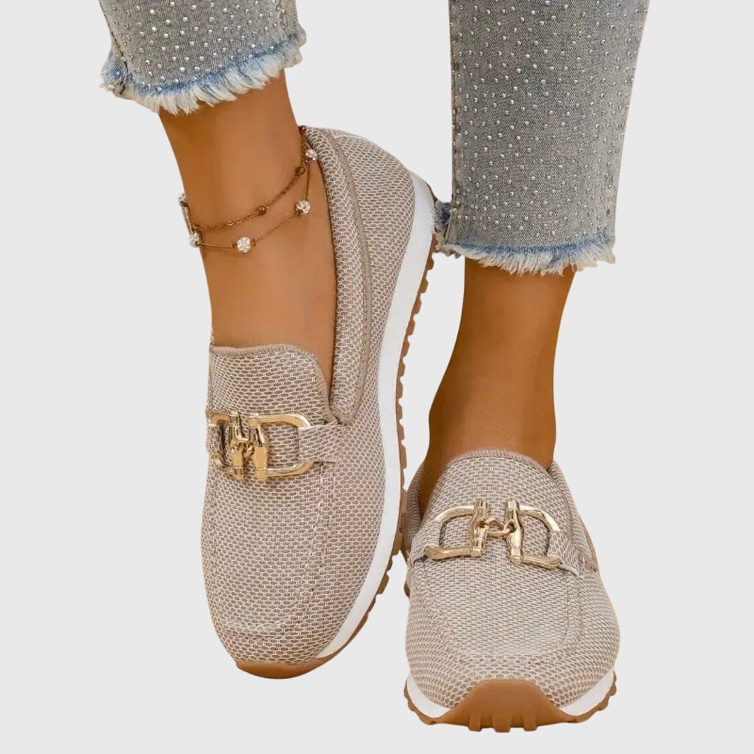 Jolanta | Loafer Sneaker Gold Horsebit