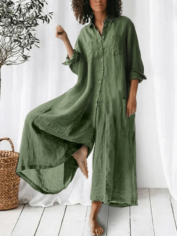 Jacqueline | Luxe Wide-Leg Jumpsuit