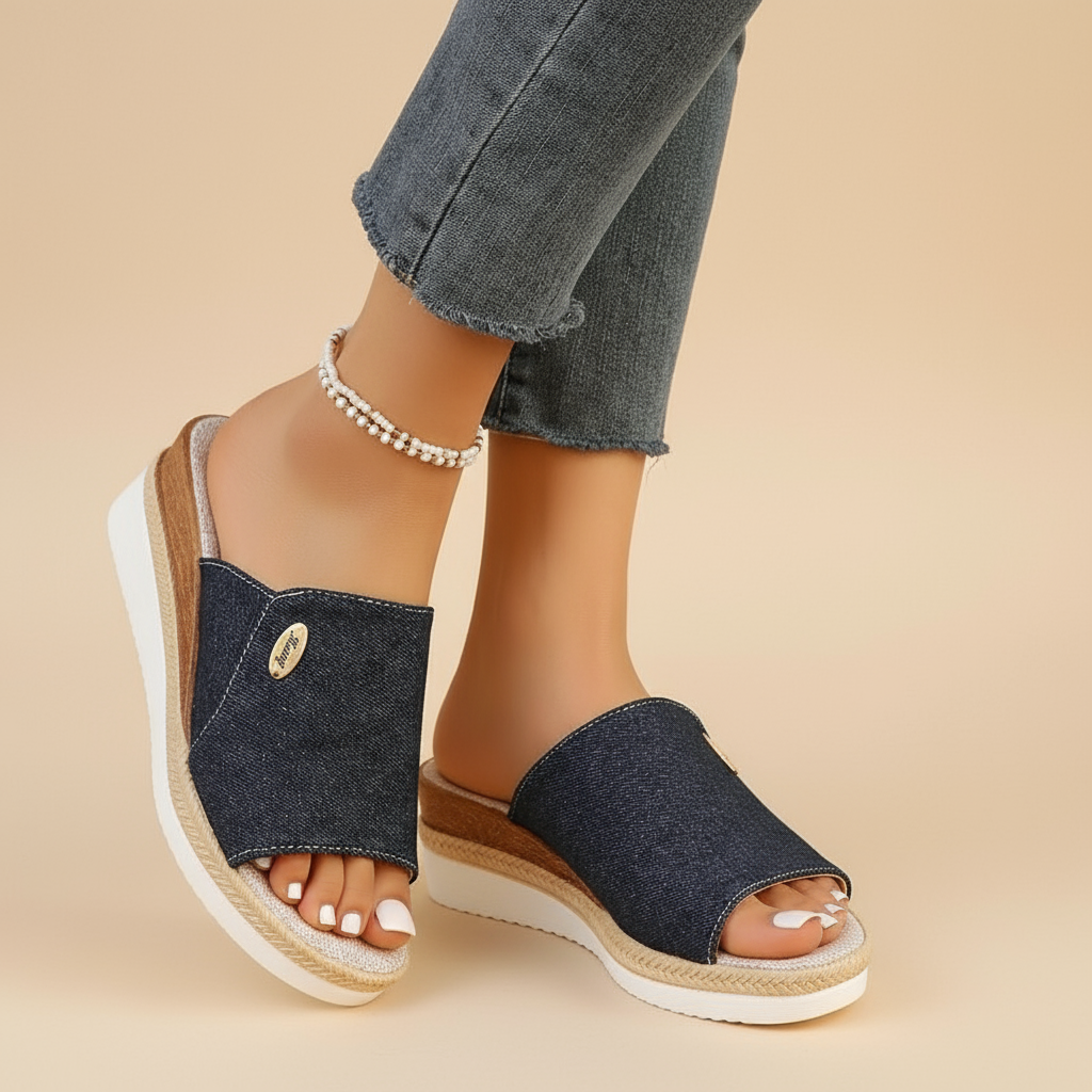 Zenith | Denim-Inspired Ergonomic Sandals
