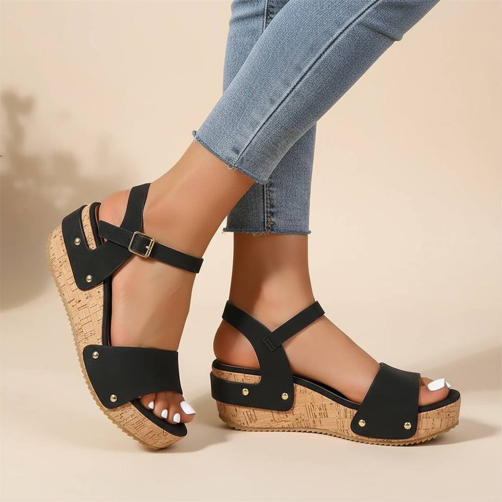 Ddora | Elegant Wedge Sandals