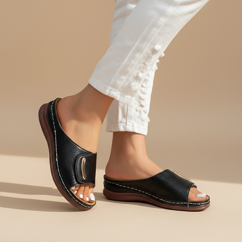 Idora | Classic Urban Wedge Sandals