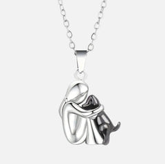 Lydia | Two-Tone Pendant Necklace