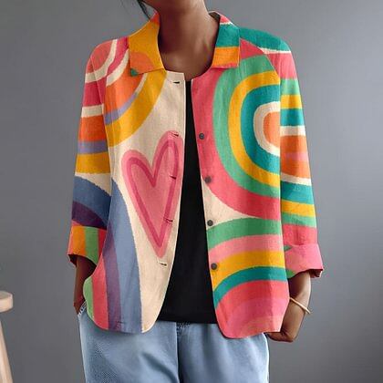 Tindra | Artful Print Jacket