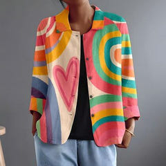 Tindra | Artful Print Jacket