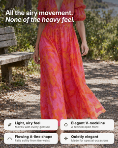 Grainne | V-Neck Maxi Dress benefits
