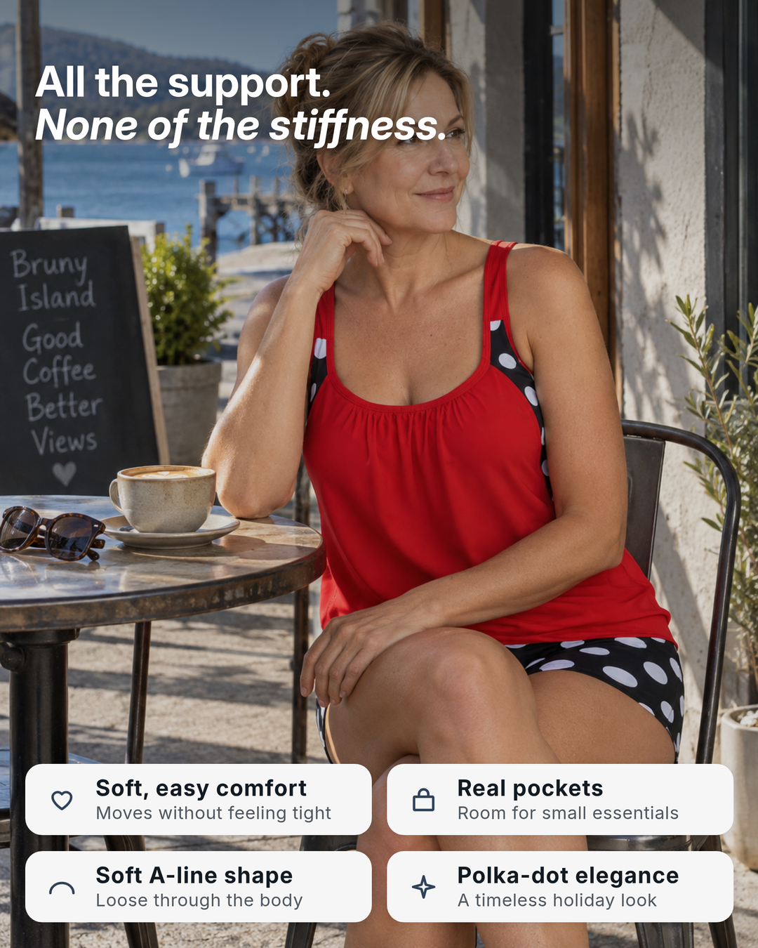 Henrietta | Tummy Control Tankini Set benefits