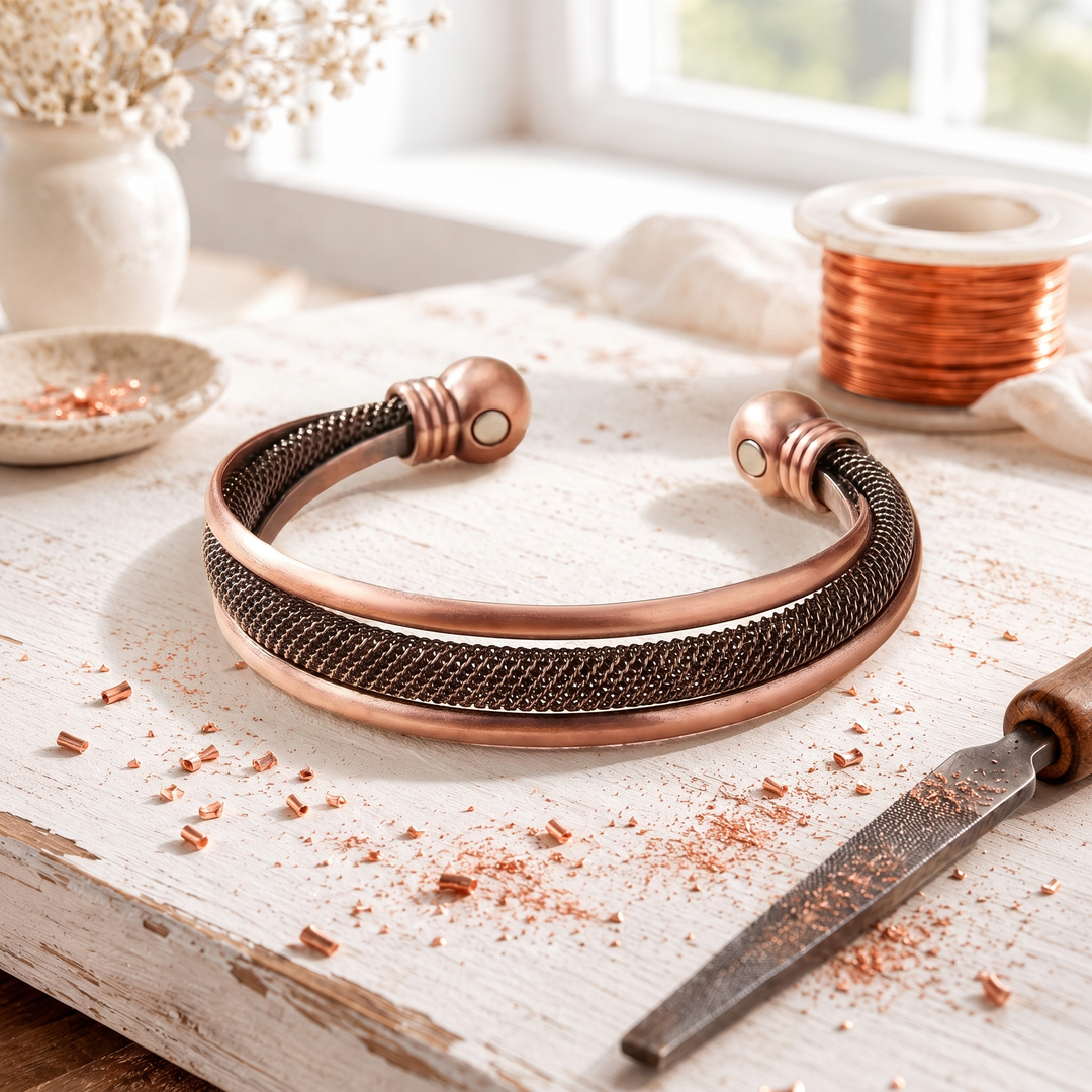 Bettina | Lattice Copper Bracelet