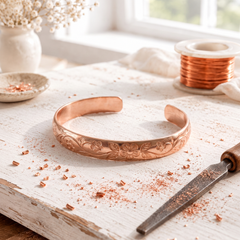 Alison | Copper Garland Bracelet
