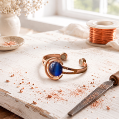 Clarissa | Crescent Copper Bracelet