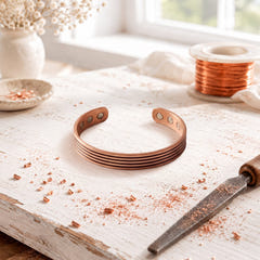 Louisa | Clean-Lined Copper Bracelet