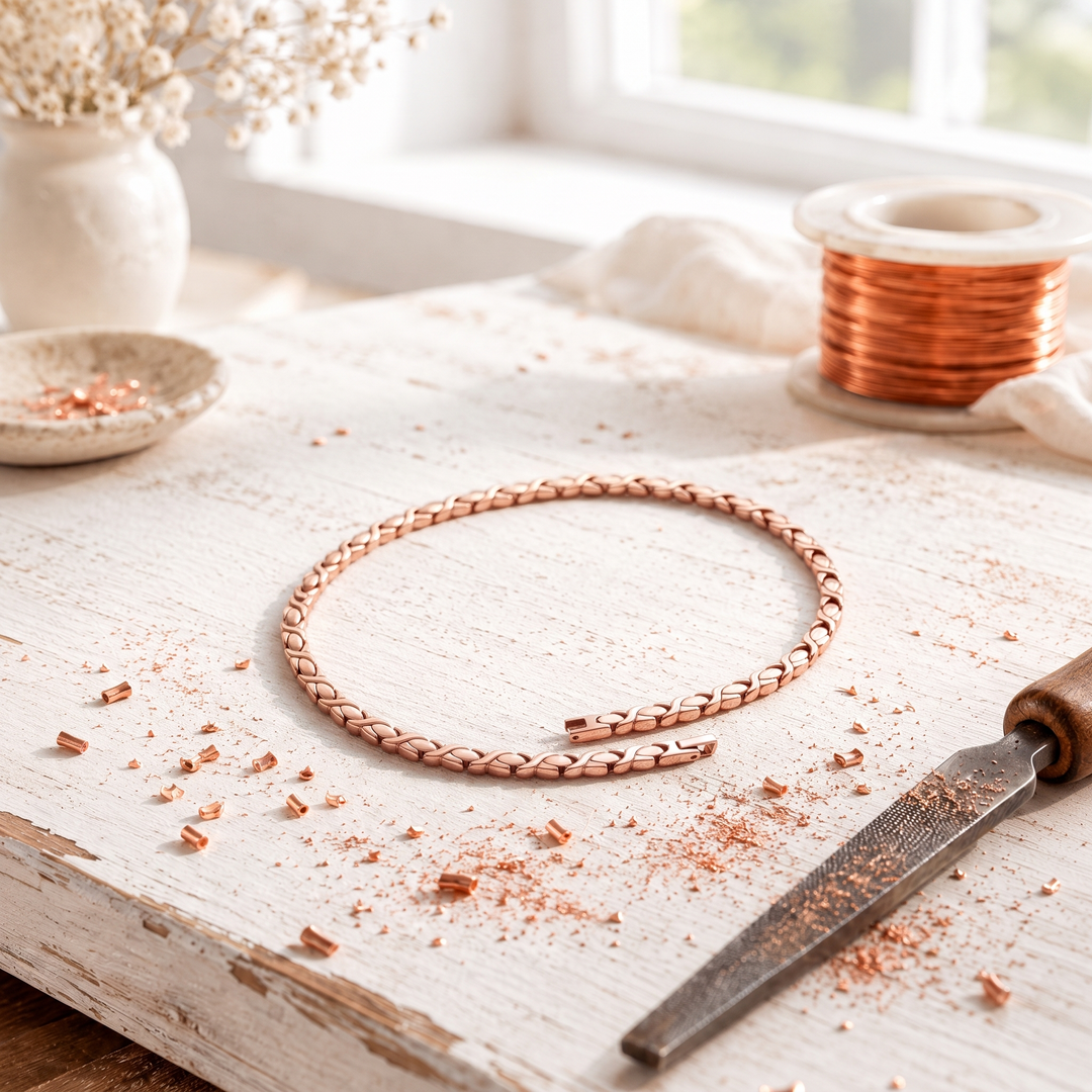 Caroline | Hand-Finished Copper Necklace