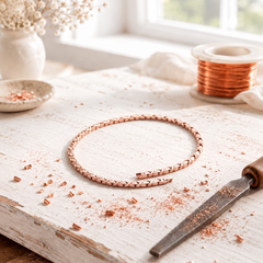 Caroline | Hand-Finished Copper Necklace
