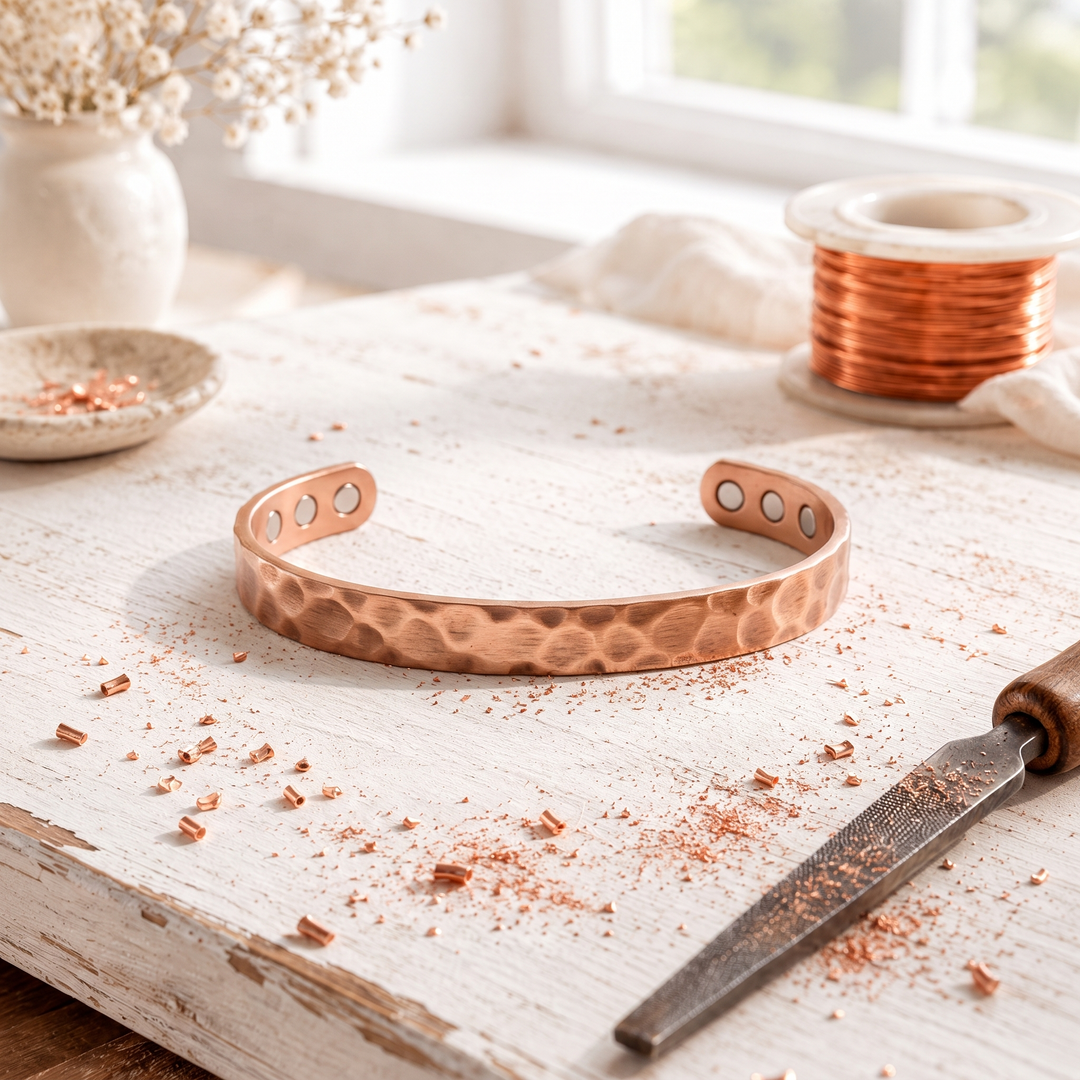 Belinda | Hand-Formed Copper Cuff