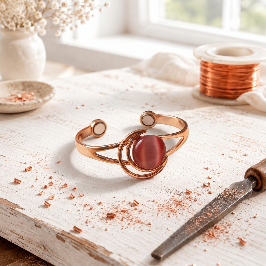 Maisie | Pink Stone Cuff Bracelet
