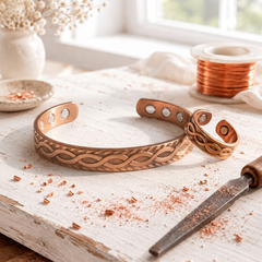 Georgina | Copper Interlock Jewellery Set
