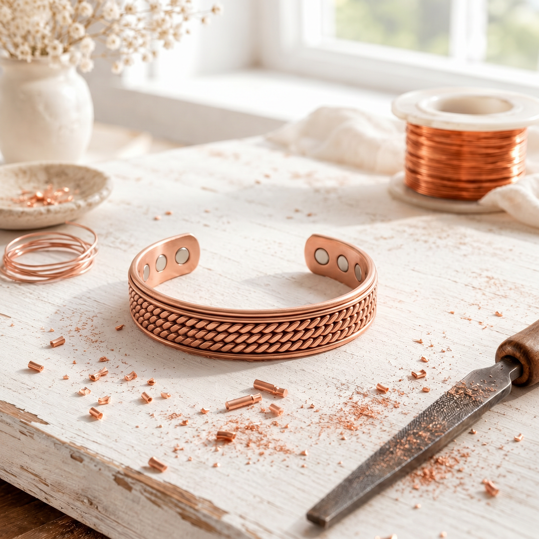 Aveline | Copper Cuff Bracelet