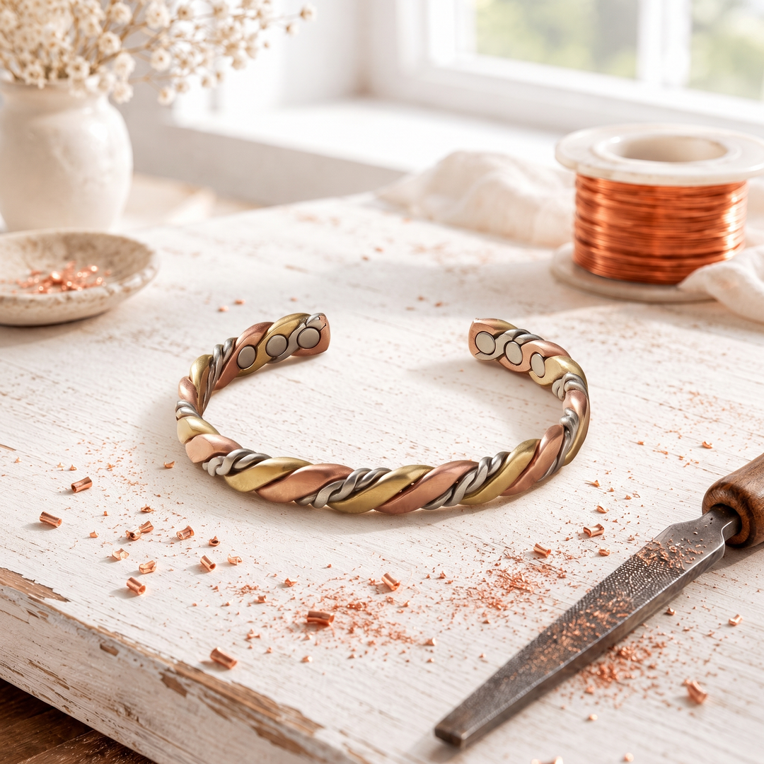 Vivienne | Braided Copper Bracelet