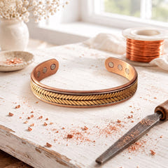 Avis | Hand-Pressed Copper Bracelet
