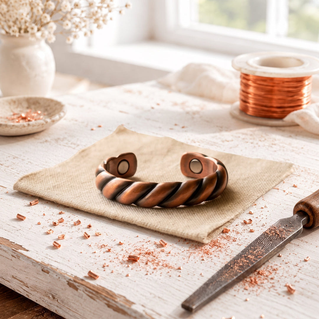 Lyndall | Hand-Shaped Copper Ring