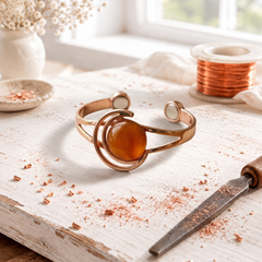 Una | Copper Cuff Bracelet