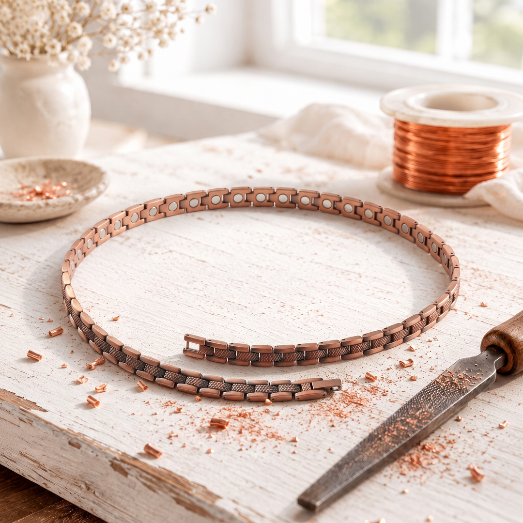 Maribel | Copper Cobble Necklace