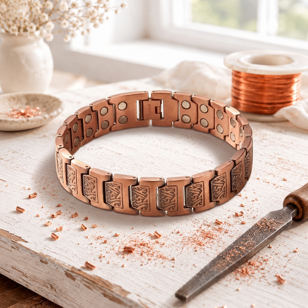 Annalise | Engraved Copper Bracelet