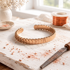 Mirabel | Copper Shingle Bracelet