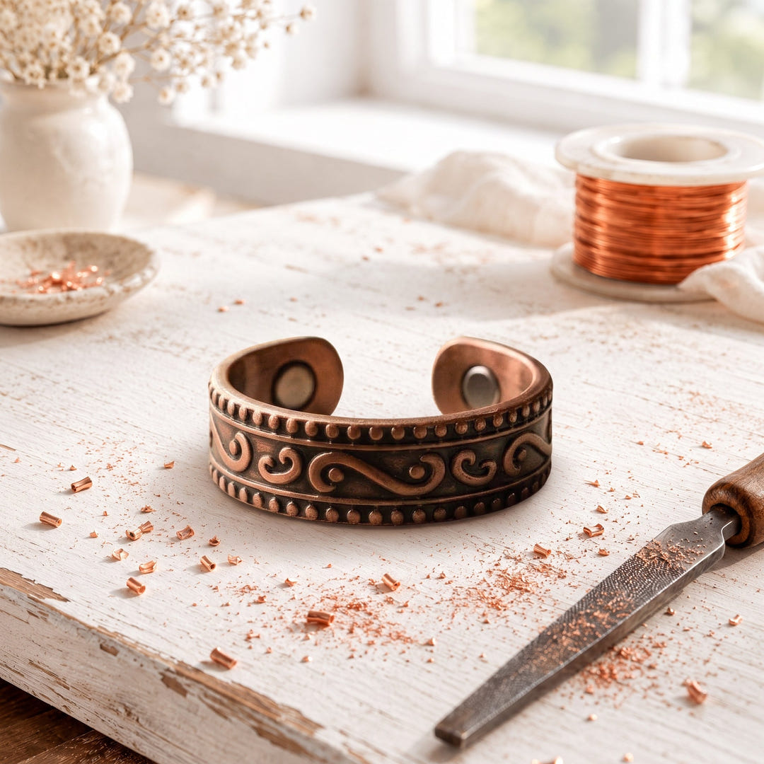 Romy | Hand-Engraved Copper Ring