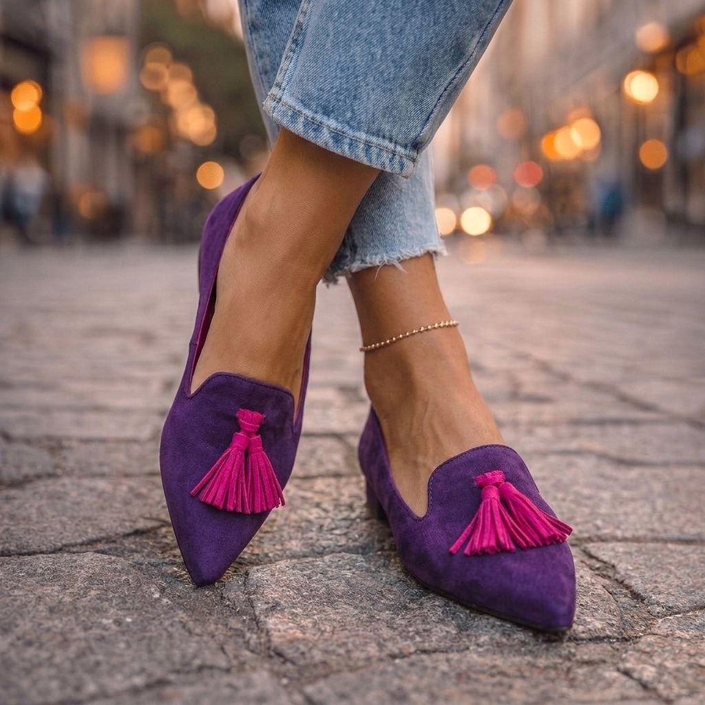 Ursa | Pointed Slip-On Flats