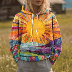 Orabela | Sunburst Print Hoodie