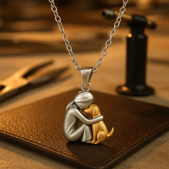 Lydia | Two-Tone Pendant Necklace