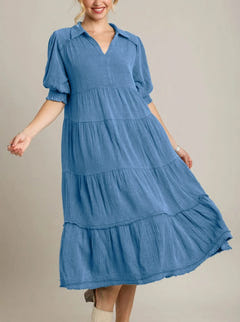 Andrea | Tiered Maxi Dress