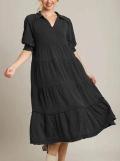 Andrea | Tiered Maxi Dress