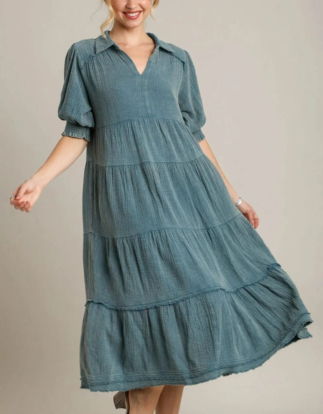 Andrea | Tiered Maxi Dress
