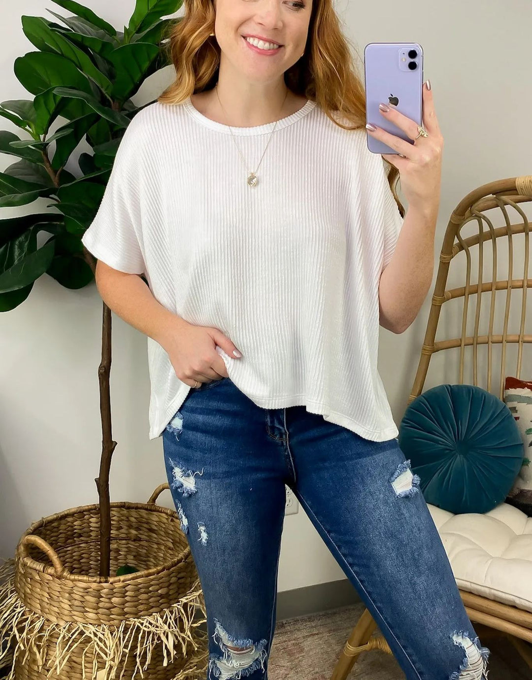Betty | Knit Oversized Top