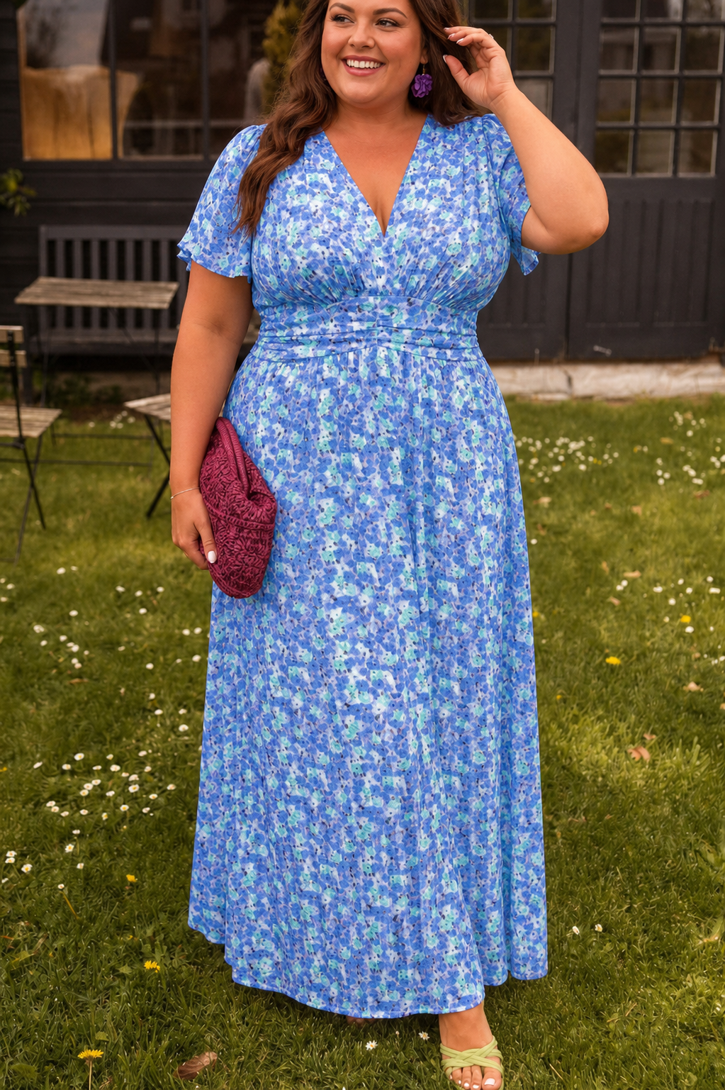 Jane | Printed Maxi Dress