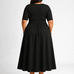 Lacey | Elegant Midi Dress with Pockets